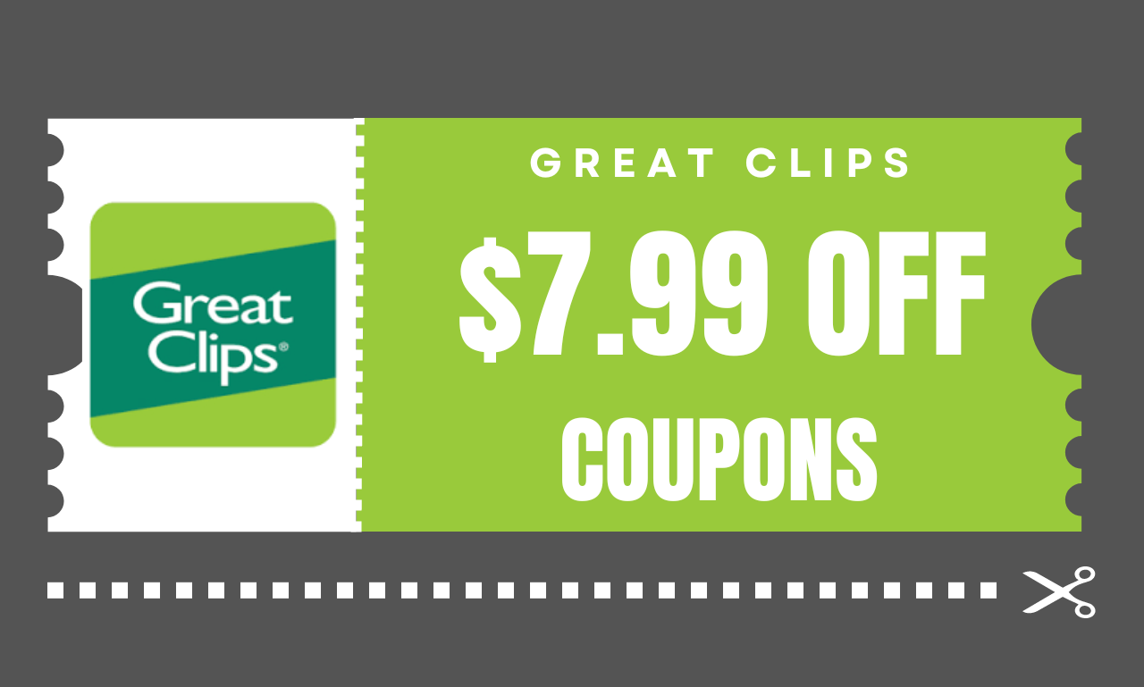 Great Clips $7.99 Coupon